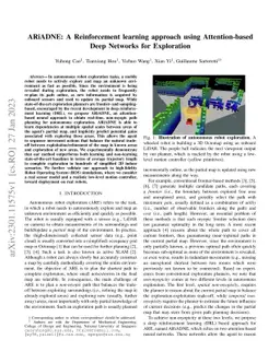 ARiADNE: A Reinforcement learning approach using Attention-based Deep
  Networks for Exploration