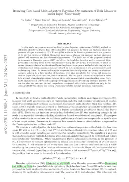 Bounding Box-based Multi-objective Bayesian Optimization of Risk
  Measures under Input Uncertainty