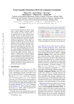 Event Causality Extraction with Event Argument Correlations