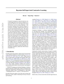 Bayesian Self-Supervised Contrastive Learning