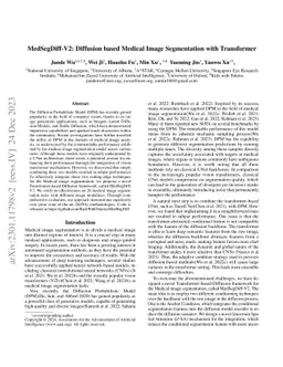 MedSegDiff-V2: Diffusion based Medical Image Segmentation with
  Transformer