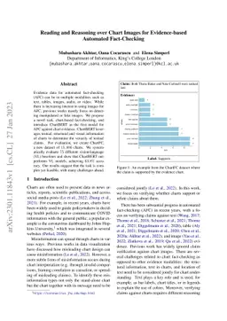 Reading and Reasoning over Chart Images for Evidence-based Automated
  Fact-Checking