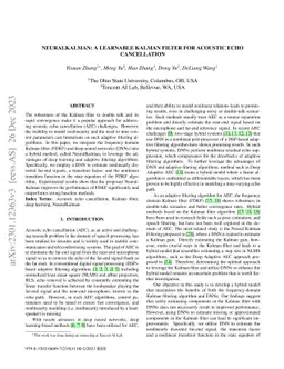 NeuralKalman: A Learnable Kalman Filter for Acoustic Echo Cancellation