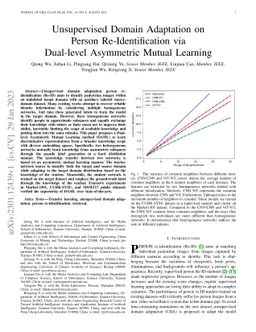 Unsupervised Domain Adaptation on Person Re-Identification via
  Dual-level Asymmetric Mutual Learning
