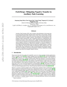 ForkMerge: Mitigating Negative Transfer in Auxiliary-Task Learning