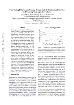 Fine-Tuning Deteriorates General Textual Out-of-Distribution Detection
  by Distorting Task-Agnostic Features