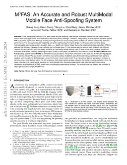 M3FAS: An Accurate and Robust MultiModal Mobile Face Anti-Spoofing
  System