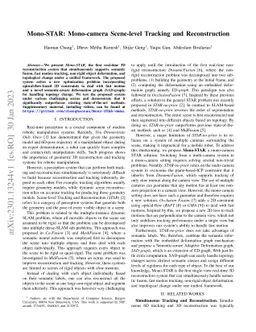 Mono-STAR: Mono-camera Scene-level Tracking and Reconstruction