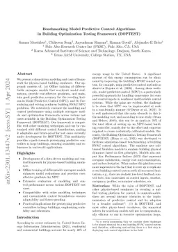 Benchmarking Model Predictive Control Algorithms in Building
  Optimization Testing Framework (BOPTEST)