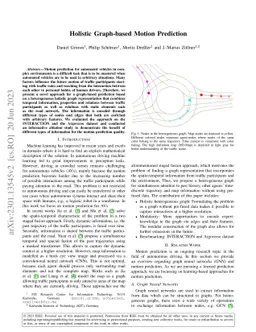 Holistic Graph-based Motion Prediction