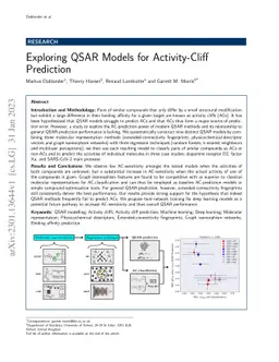 Exploring QSAR Models for Activity-Cliff Prediction