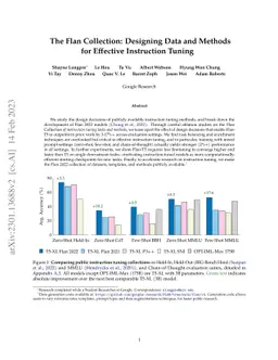The Flan Collection: Designing Data and Methods for Effective
  Instruction Tuning