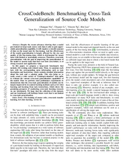 CrossCodeBench: Benchmarking Cross-Task Generalization of Source Code
  Models