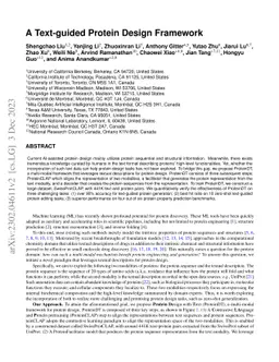 A Text-guided Protein Design Framework