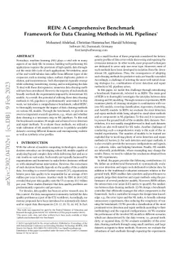 REIN: A Comprehensive Benchmark Framework for Data Cleaning Methods in
  ML Pipelines