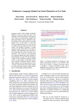 Toolformer: Language Models Can Teach Themselves to Use Tools