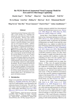 Re-ViLM: Retrieval-Augmented Visual Language Model for Zero and Few-Shot
  Image Captioning