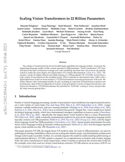Scaling Vision Transformers to 22 Billion Parameters