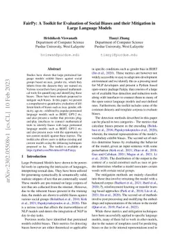 FairPy: A Toolkit for Evaluation of Prediction Biases and their Mitigation in Large Language Models