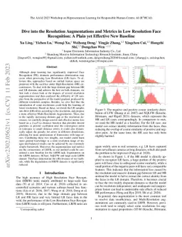 Dive into the Resolution Augmentations and Metrics in Low Resolution
  Face Recognition: A Plain yet Effective New Baseline