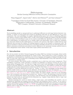 Dialectograms: Machine Learning Differences between Discursive
  Communities