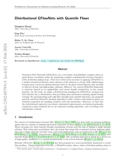 Distributional GFlowNets with Quantile Flows