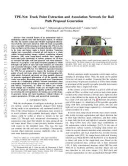 TPE-Net: Track Point Extraction and Association Network for Rail Path
  Proposal Generation