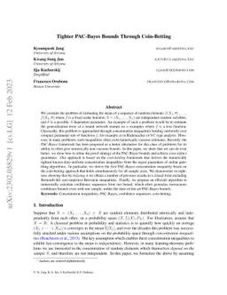Tighter PAC-Bayes Bounds Through Coin-Betting