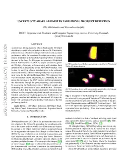 Uncertainty-Aware AB3DMOT by Variational 3D Object Detection