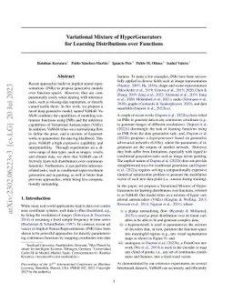 Variational Mixture of HyperGenerators for Learning Distributions Over
  Functions