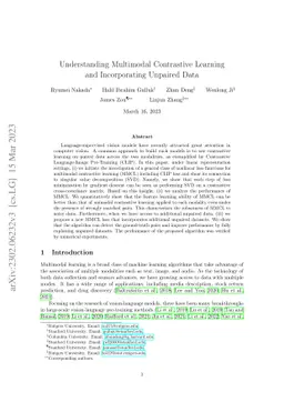 Understanding Multimodal Contrastive Learning and Incorporating Unpaired
  Data