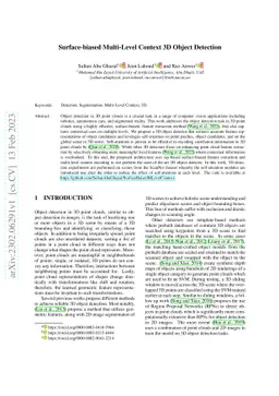 Surface-biased Multi-Level Context 3D Object Detection