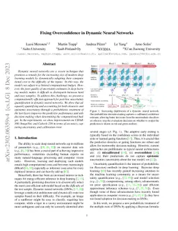 Fixing Overconfidence in Dynamic Neural Networks