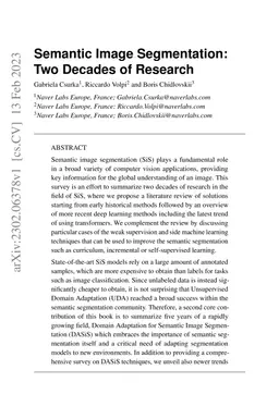 Semantic Image Segmentation: Two Decades of Research