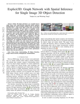 Explicit3D: Graph Network with Spatial Inference for Single Image 3D
  Object Detection