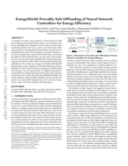 EnergyShield: Provably-Safe Offloading of Neural Network Controllers for
  Energy Efficiency