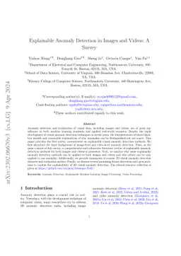 Unveiling the Unseen: A Comprehensive Survey on Explainable Anomaly Detection in Images and Videos