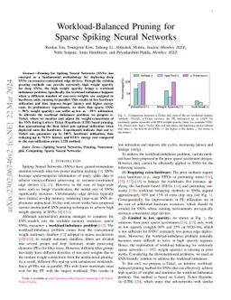 Workload-Balanced Pruning for Sparse Spiking Neural Networks