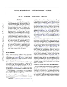 Dataset Distillation with Convexified Implicit Gradients