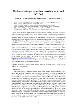Underwater target detection based on improved YOLOv7