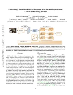 Frustratingly Simple but Effective Zero-shot Detection and Segmentation:
  Analysis and a Strong Baseline