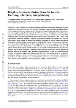 Graph schemas as abstractions for transfer learning, inference, and
  planning