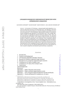 Linearized Wasserstein dimensionality reduction with approximation
  guarantees