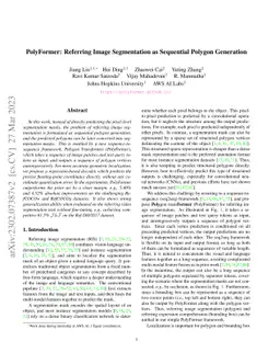 PolyFormer: Referring Image Segmentation as Sequential Polygon
  Generation