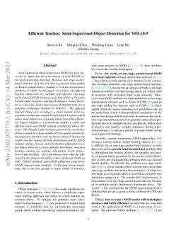 Efficient Teacher: Semi-Supervised Object Detection for YOLOv5