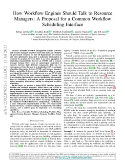 How Workflow Engines Should Talk to Resource Managers: A Proposal for a
  Common Workflow Scheduling Interface