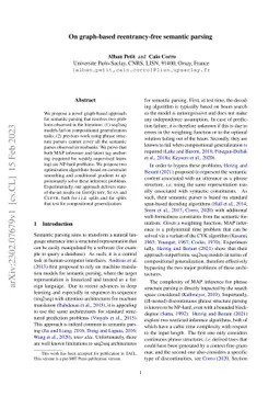 On graph-based reentrancy-free semantic parsing