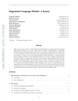 Augmented Language Models: a Survey