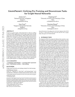 GraphPrompt: Unifying Pre-Training and Downstream Tasks for Graph Neural
  Networks