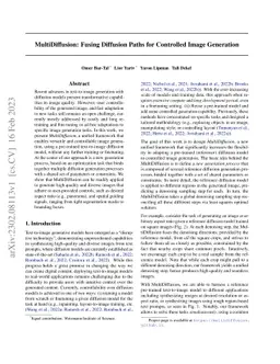 MultiDiffusion: Fusing Diffusion Paths for Controlled Image Generation